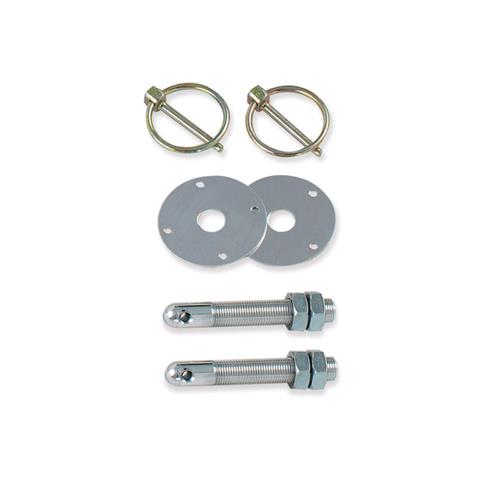 Aluminum Hood Pin Kit - 1/2"-20 Set of 2